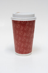Paper coffee cup disposable cup, takeaway coffee