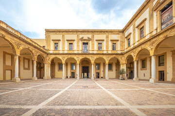Fototapeta na wymiar Jesuit college in Mazara del Vallo, town in southwestern of Sicily, Italy, Europe.