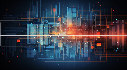 abstract technology communication concept  background