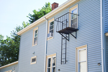 fire escape at home symbolizes a lifeline in emergencies. It's your path to safety, a vital link to...