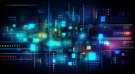 abstract technology communication concept  background