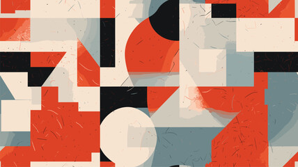 Naklejka premium Horizontal Abstract Vector Pattern Design 