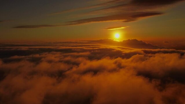 Time Lapse of Clouds at Sunset, Santa Ynez Mountains, Santa Barbara County