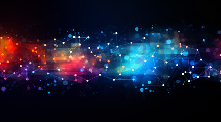 Fototapeta premium abstract technology communication concept background