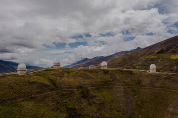 Telescopios en observatorio estado Merida Venezuela