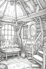 Fototapeta premium Inside Fairy houses