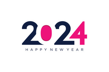 2024 logo design element vector with creative concept