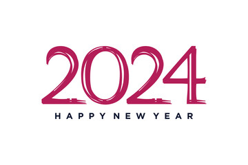 2024 logo design element vector with creative concept