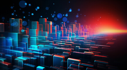 Fototapeta premium abstract technology communication concept background