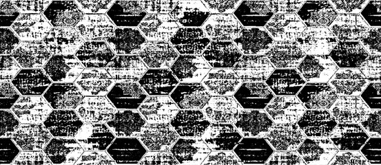 Obraz premium Black and white geometric pattern. Tileable texture background.