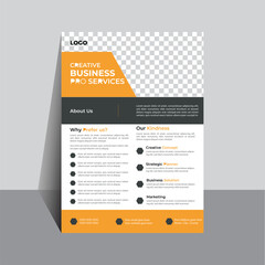 Corporate Flyer vector illustration template in A4 size Creative modern vector flier  cover modern layout, annual report, poster, flyer in A4 Brochure creative design.background, vector illustration t