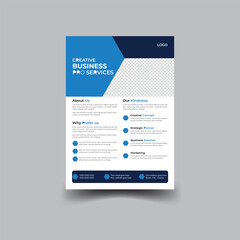 Corporate Flyer vector illustration template in A4 size Creative modern vector flier  cover modern layout, annual report, poster, flyer in A4 Brochure creative design.