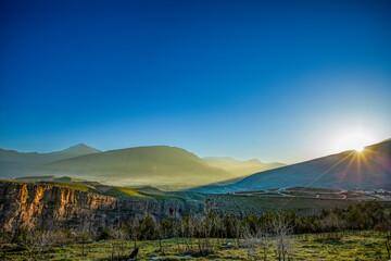 Good morning in wonderful nature, North of Iraq