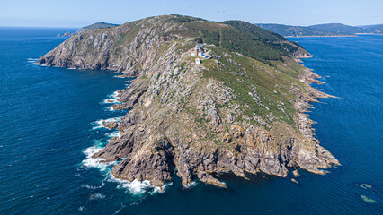 Incredible cape of Finisterre in Galicia