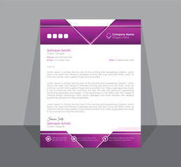 Abstract letterhead template design with color variation Vector Corporate Letterhead 
Template corporate modern letterhead design template design template for your project Business letterhead design.
