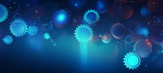 Innovation Computer Data Cogs Technology Banner Background