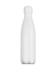 a water white bottle isolated on a white background