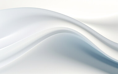 Smooth white wave background 