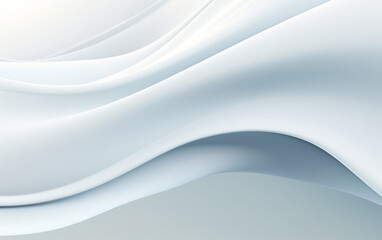 Smooth white wave background 