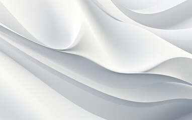Smooth white wave background 