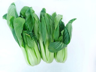 fresh green vegetables. Pakcoy or Bok choy or spoon mustard greens (Brassica rapa subsp....
