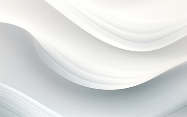 Smooth white wave background