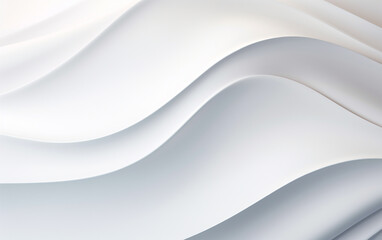 Smooth white wave background