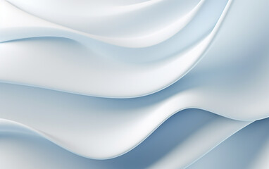 Smooth white wave background