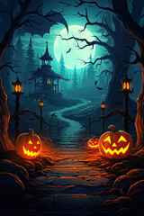 Fototapeta premium Halloween Background