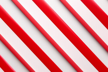 Red and white stripes background, diagonal composition