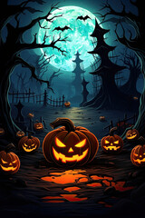 Fototapeta premium Halloween Background
