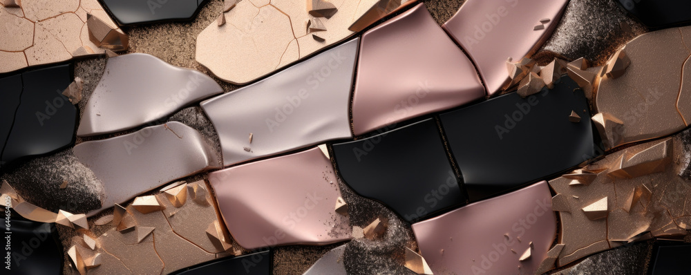 Aufkleber an elegant scene showcasing a minimalistic abstract background with a touch of glamour. soft pink li