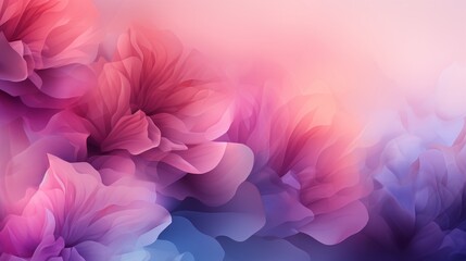An abstract floral pink backdrop with flowing lines. Generative AI. 