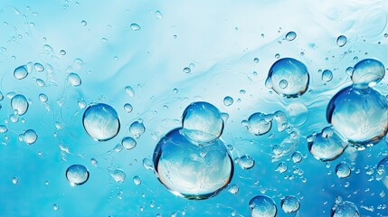 An image of a water surface with many delicate bubbles.