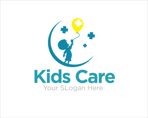 child kids care logo designs simple modern