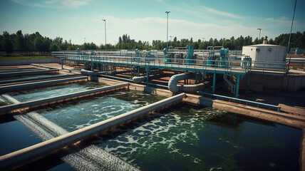 Wastewater treatment plants handle the processing and treatment of sewage as well as industrial effluents