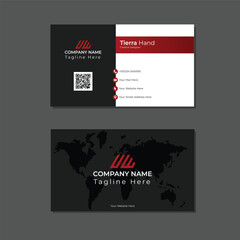 Vector innovative and stylish business card design