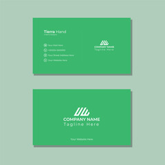 Vector corporate business card design template premium vector