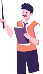 Teacher's Day Character illustration