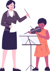 Teacher's Day Character illustration