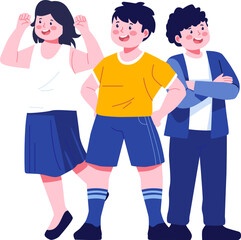 Fototapeta premium Children's Day Character illustration