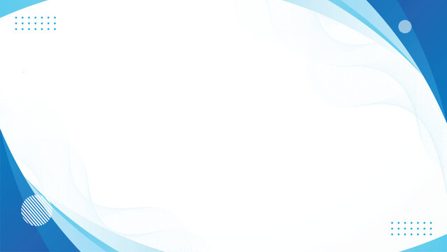 Abstract Cool and Blank Blue Background for Templates and PPT Design