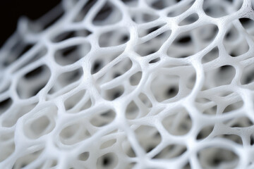 Glistening PTFE Surface: A Captivating Macro Shot of Polytetrafluoroethylene Texture