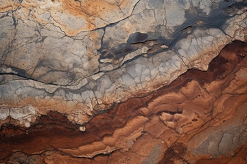 Layers of Earth: A Close-Up Macro Photo Capturing the Intricate Patterns and Texture of Shale