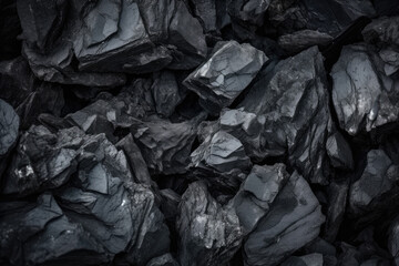 Elegant Anthracite Coal: A Captivating Background Texture with Subtle Hues of Charcoal and Glistening Minerals
