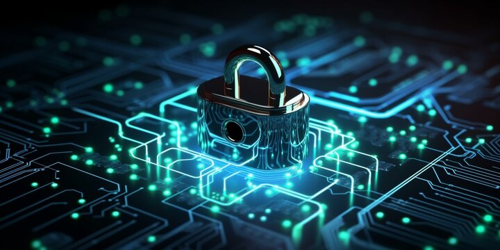 pad lock Data protection Cyber Security business