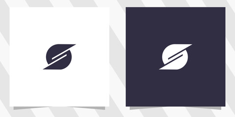 letter s logo design template