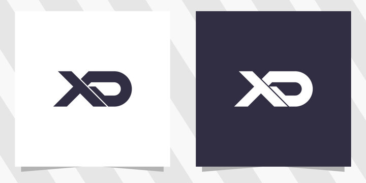 letter xd dx logo design