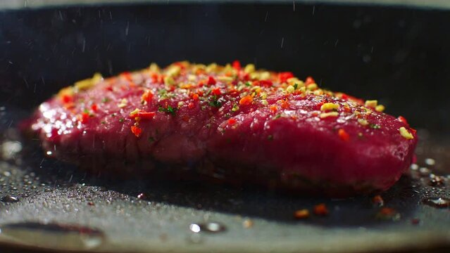 Cooking steak