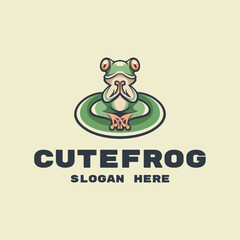Yoga Frog mascot